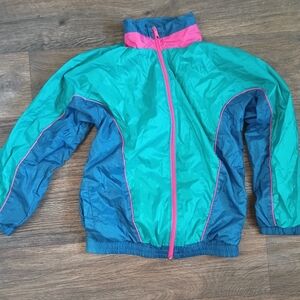 Vintage Y2K Track Jacket Windbreaker Jacket.